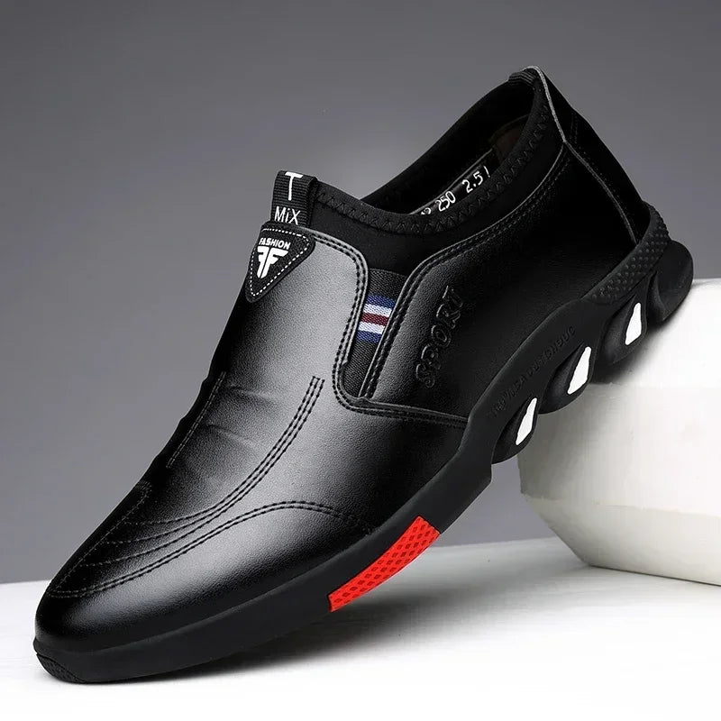 Comfortable Men's Leather Shoes - Vegas